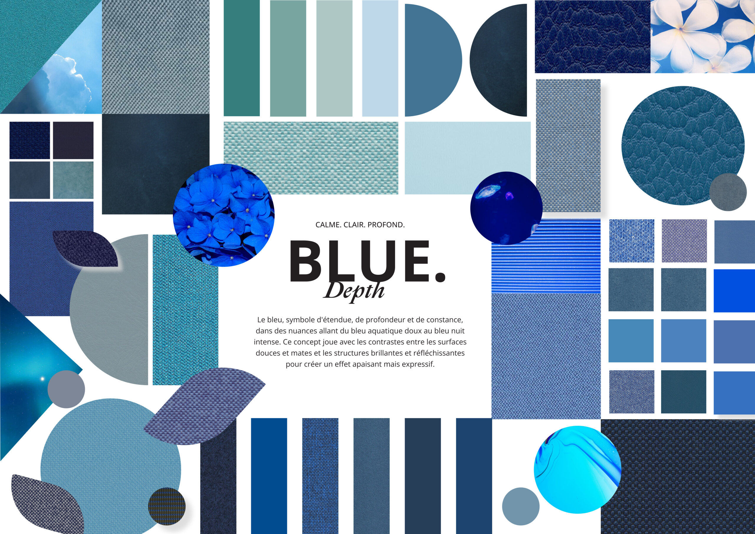 Moodboard - Bleu